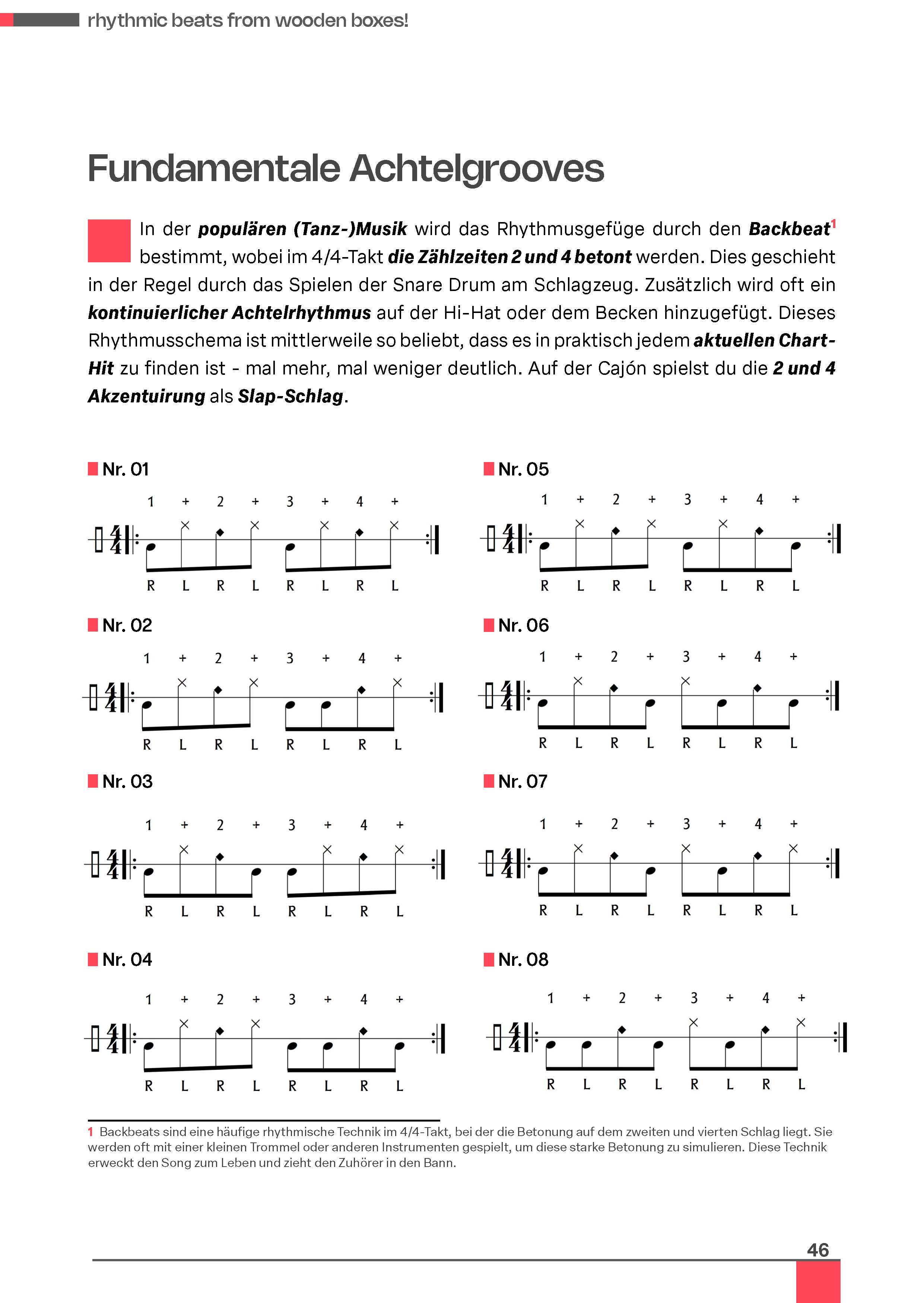Buchseite 6 — Drum-Rudiments