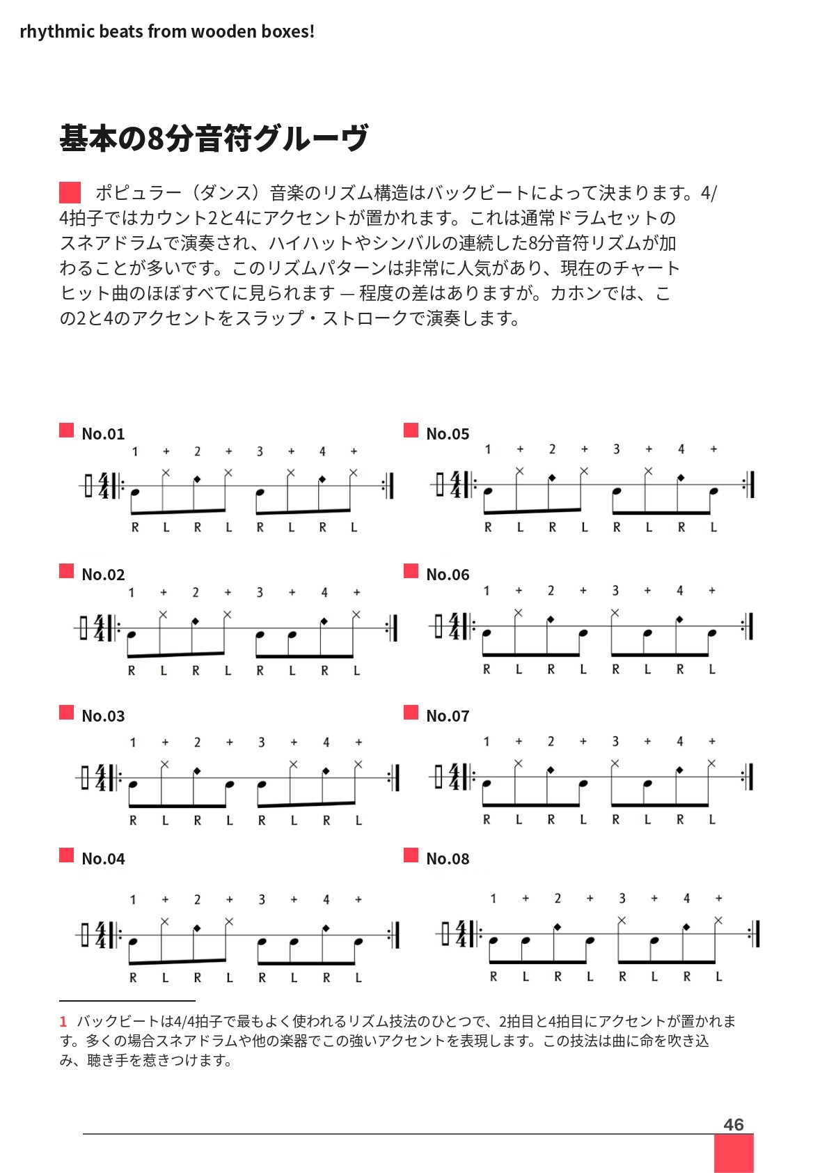 プレビュー：基本の8グルーヴ