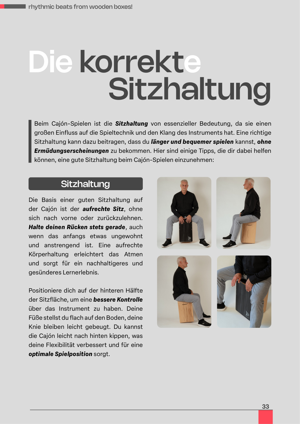 Vorschau: Die korrekte Sitzhaltung